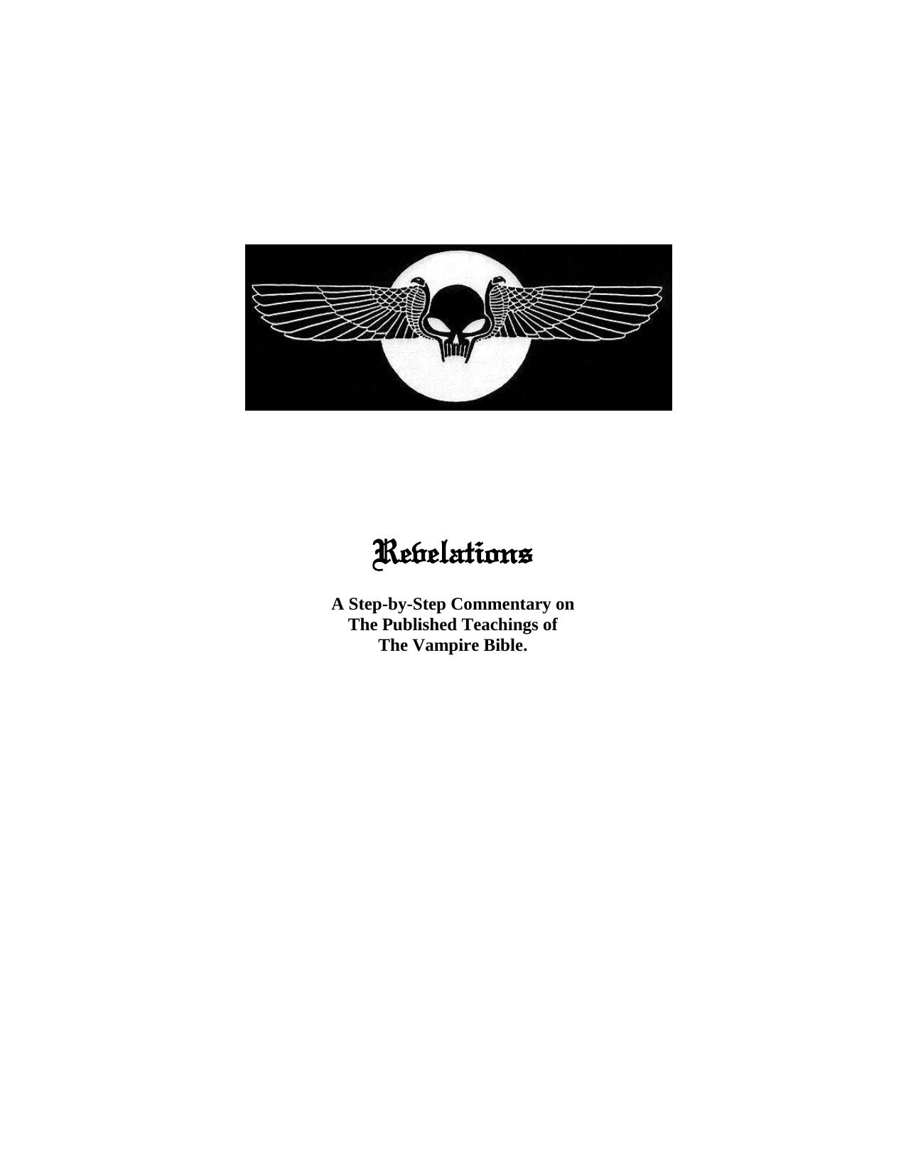 Revelations by Nikolaos Stergiannis Ph.D. (Mechanical Engineering)