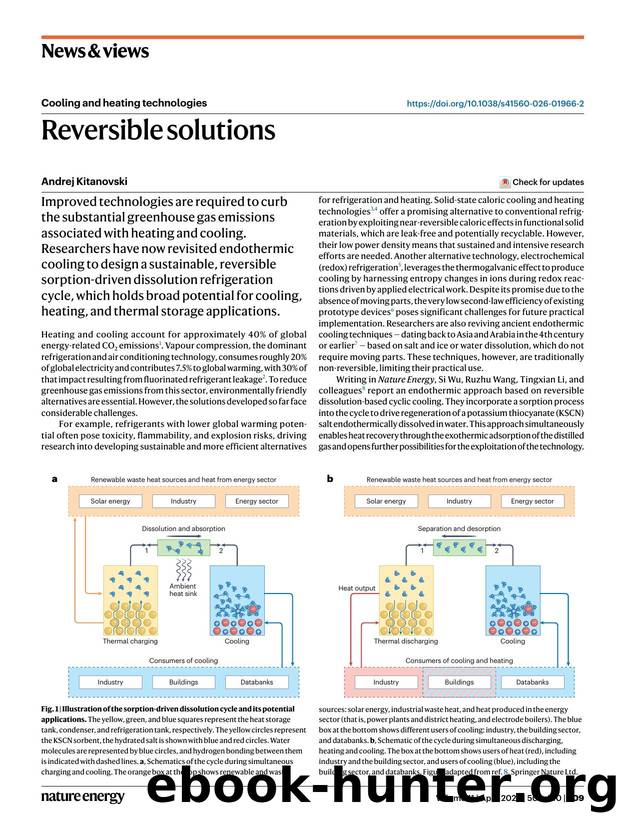 Reversible solutions by Andrej Kitanovski
