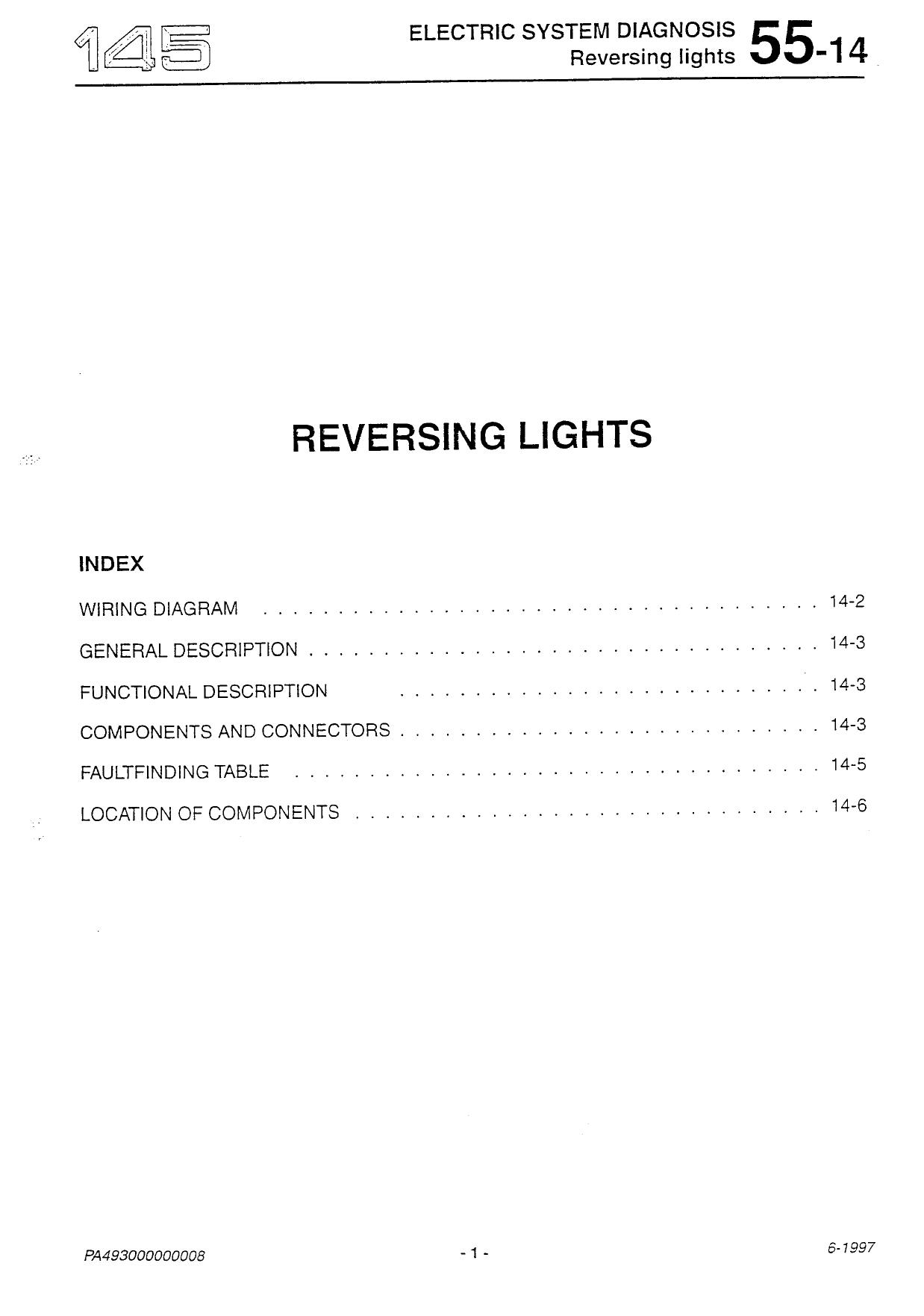 Reversing Lights by ADAM CARTER