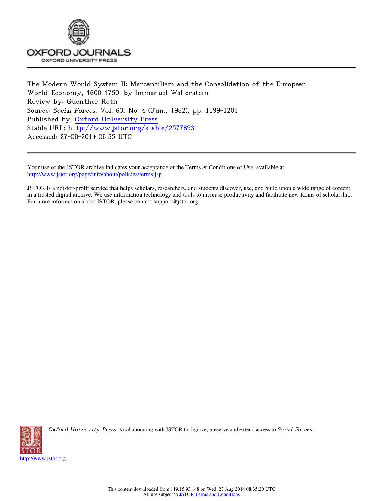 Review by Guenther Roth by unknow
