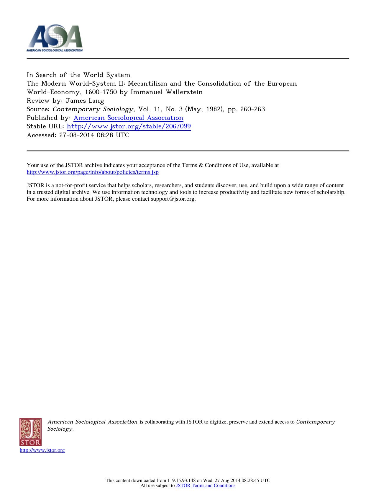 Review by James Lang by unknow