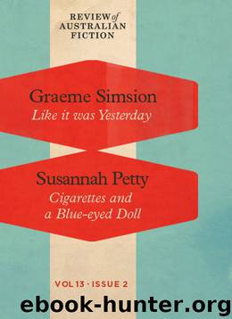 Review of Australian Fiction, Volume 13, Issue 2 by Graeme Simsion