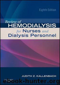 Review of Hemodialysis for Nurses and Dialysis Personnel by Judith Z. Kallenbach