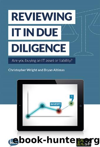 Reviewing IT in Due Diligence: Are you buying an IT asset or liability by Christopher Wright & Brian Altimas