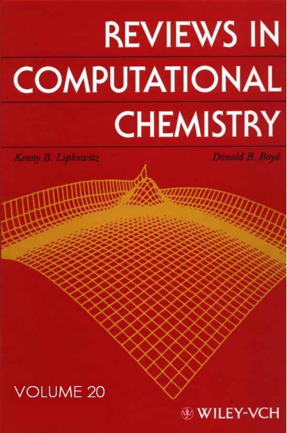 Reviews in Computational Chemistry by Kenny B. Lipkowitz Raima Larter Tom R. Cundari Donald B. Boyd