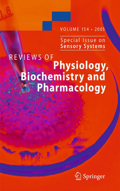 Reviews of Physiology, Biochemistry and Pharmacology, Vol. 154: Special Issue on Sensory Systems by S. Offermanns