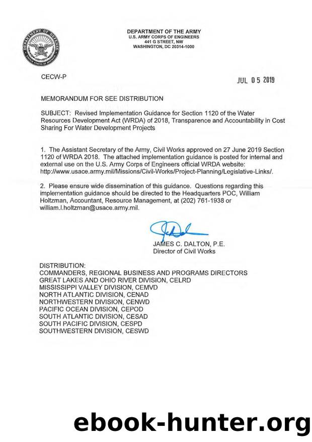 Revised Implementation Guidance for Section 1120 by Unknown
