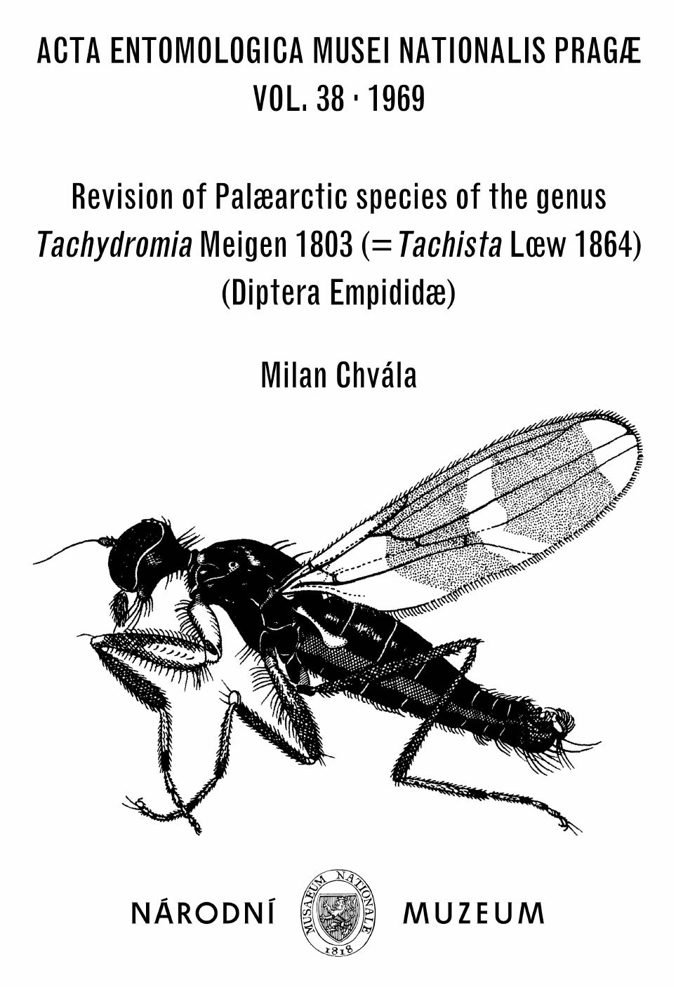 Revision of palaearctic species of the genus Tachydromia Meig. (= Tachista Loew) (Diptera, Empididae) by Milan Chvála