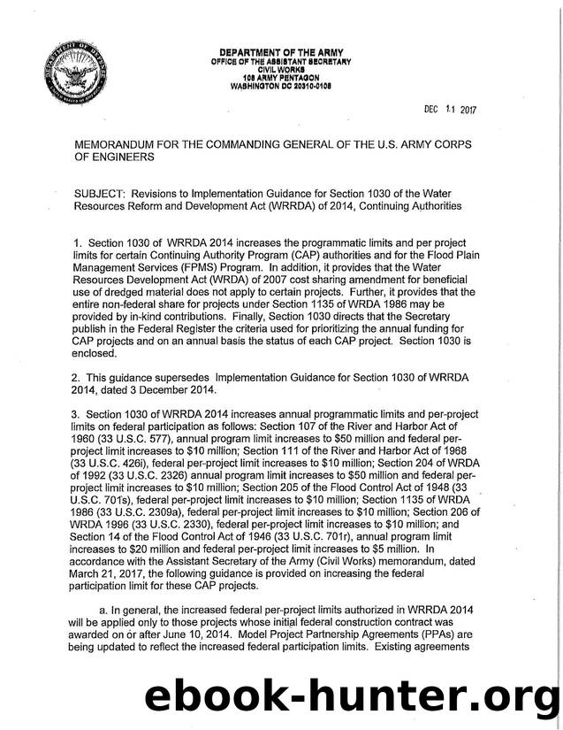 Revisions to Implementation Guidance for Section 1030 by Unknown