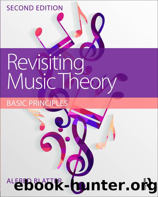 Revisiting Music Theory by Blatter Alfred;