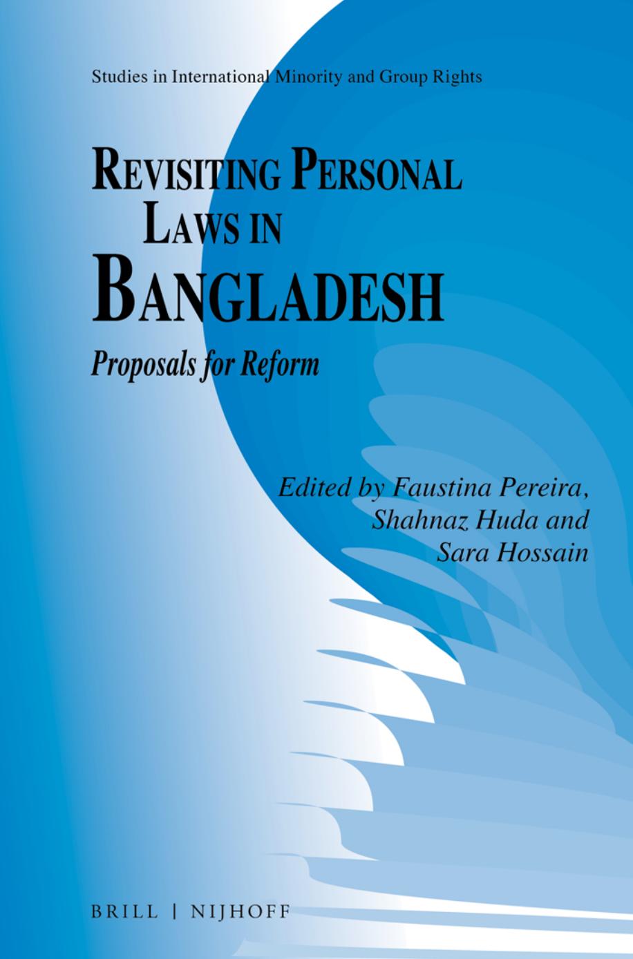 Revisiting Personal Laws in Bangladesh by Faustina Pereira