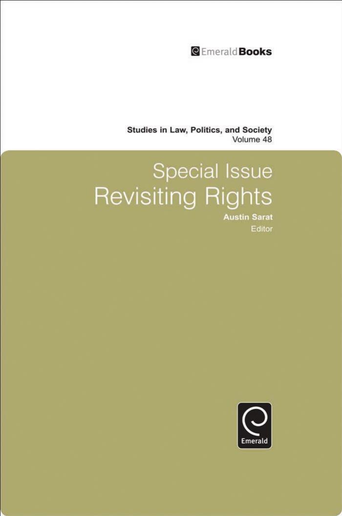 Revisiting Rights: Special Issue (Studies in Law, Politics and Society) (Studies in Law, Politics, and Society) by Austin Sarat