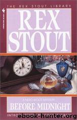 Rex Stout - Nero Wolfe 25 - Before Midnight by Rex Stout