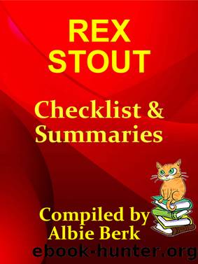 Rex Stout by Albie Berk