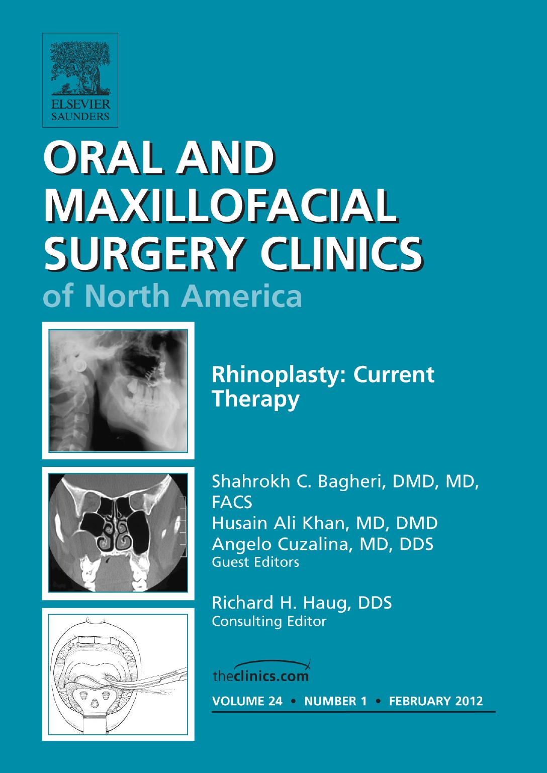 Rhinoplasty: Current Therapy, An Issue of Oral and Maxillofacial Surgery Clinics, 1e by Shahrokh C. Bagheri DMD MD Husain Ali Khan DMD MD Angela Cuzalina MD