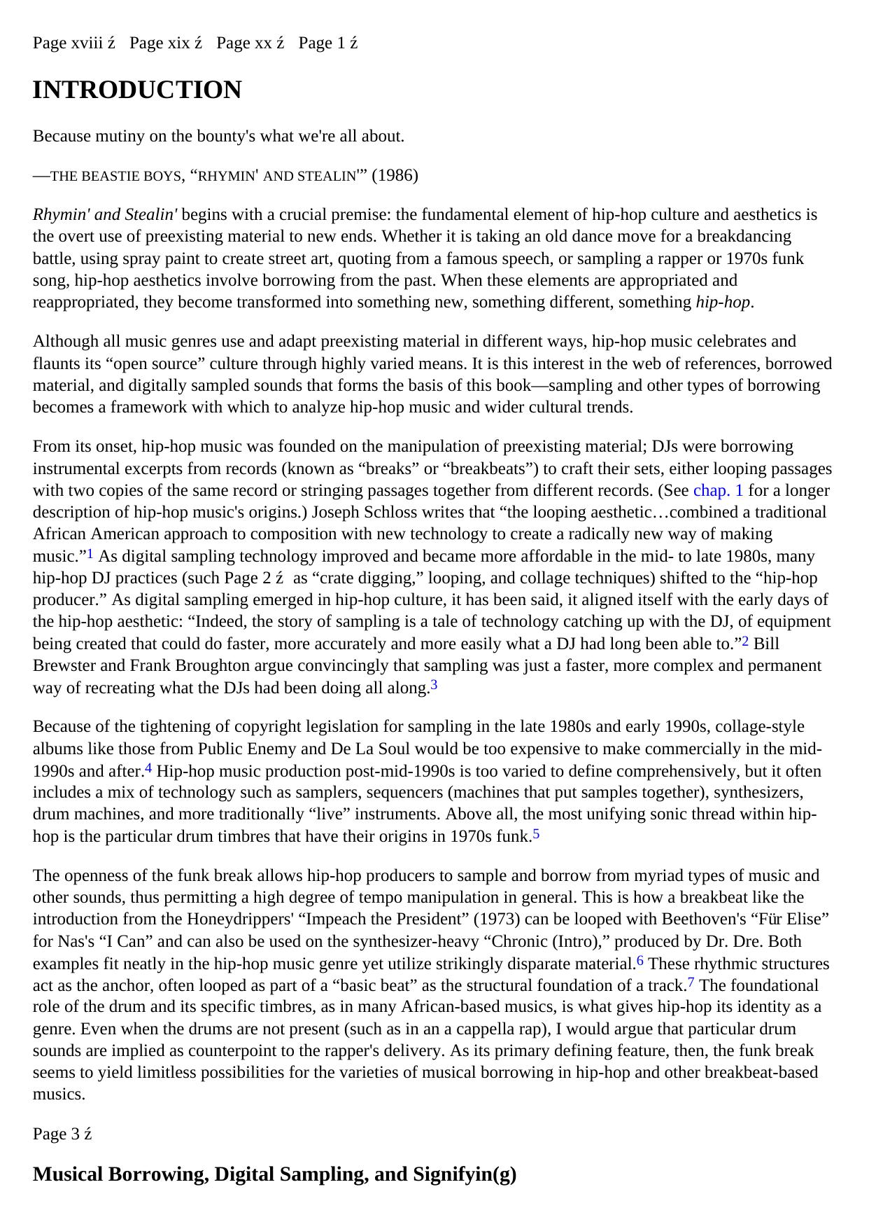 Rhymin' and Stealin': Musical Borrowing in Hip-Hop by coll