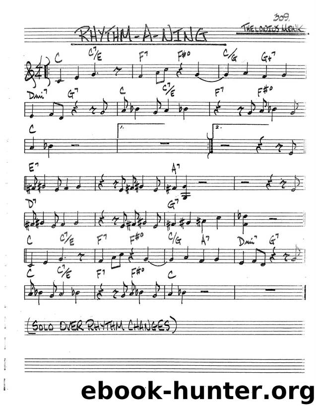 Rhythm Rhythm-A-Ling (Bb) by Unknown