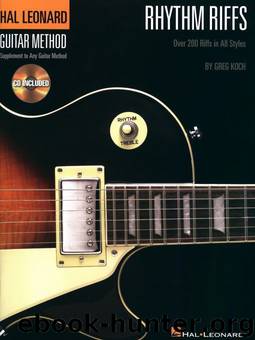 Rhythm Riffs: Over 200 Riffs in All Styles Hal Leonard Guitar Method (Hal Leonard Guitar Method (Songbooks)) by Hal Leonard Corporation