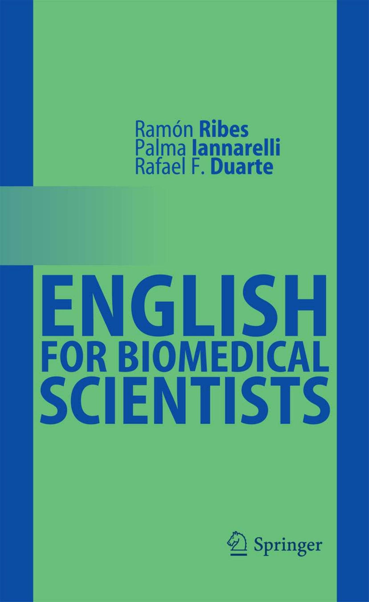 Ribes English for Biomedical Scientists 3540771263 by Unknown