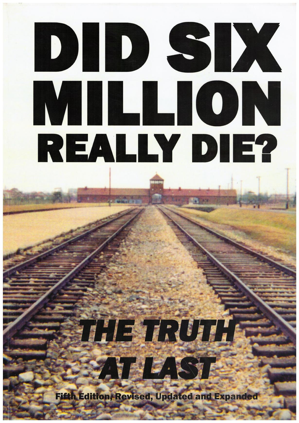 Richard Harwood - Did Six Million Really Die - The Truth At Last pdf by roflcopter2110