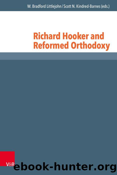Richard Hooker and Reformed Orthodoxy (9783666552076) by Unknown