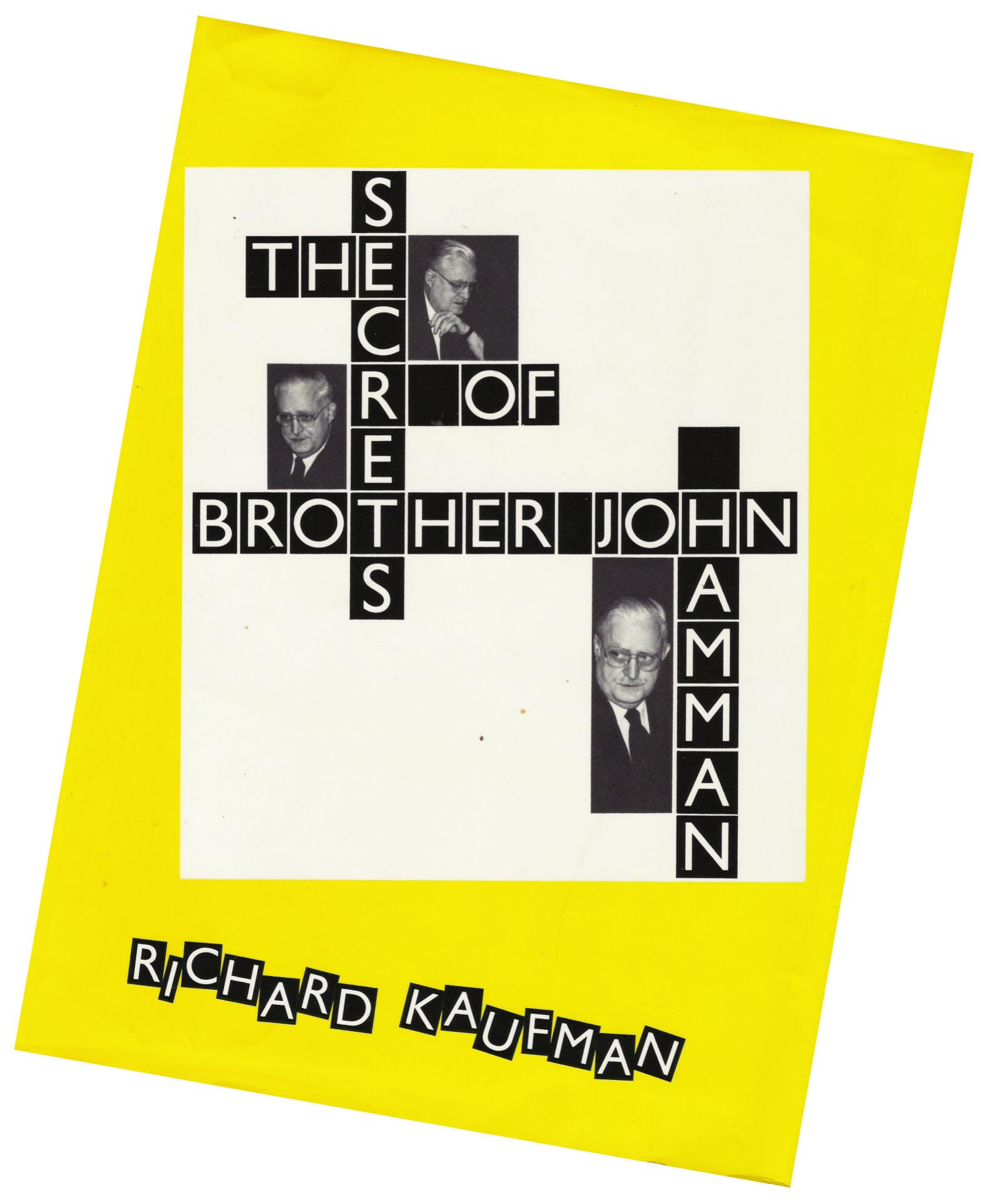Richard Kaufman - The secrets of brother John Hamman by scan