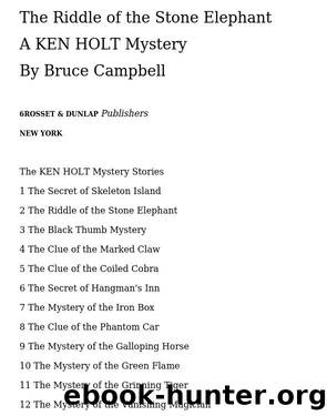 Riddle of Stone Elephant by Bruce Campbell
