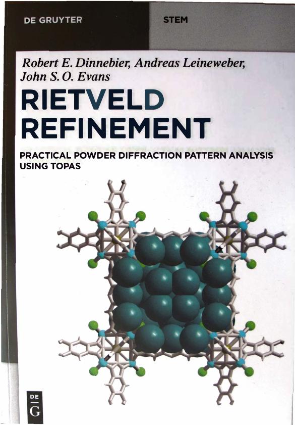Rietveld Refinement: Practical Pattern Analysis Using Topas 6.0 (De Gruyter Textbook) by Unknow