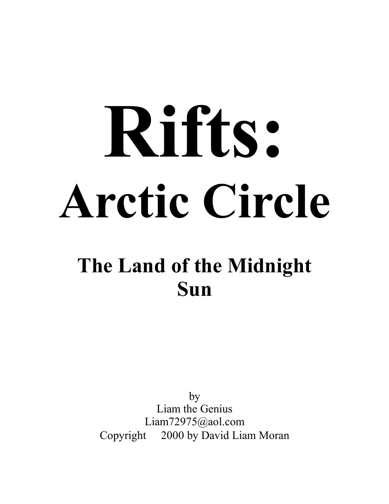 Rifts - World Book Netbook by foobar