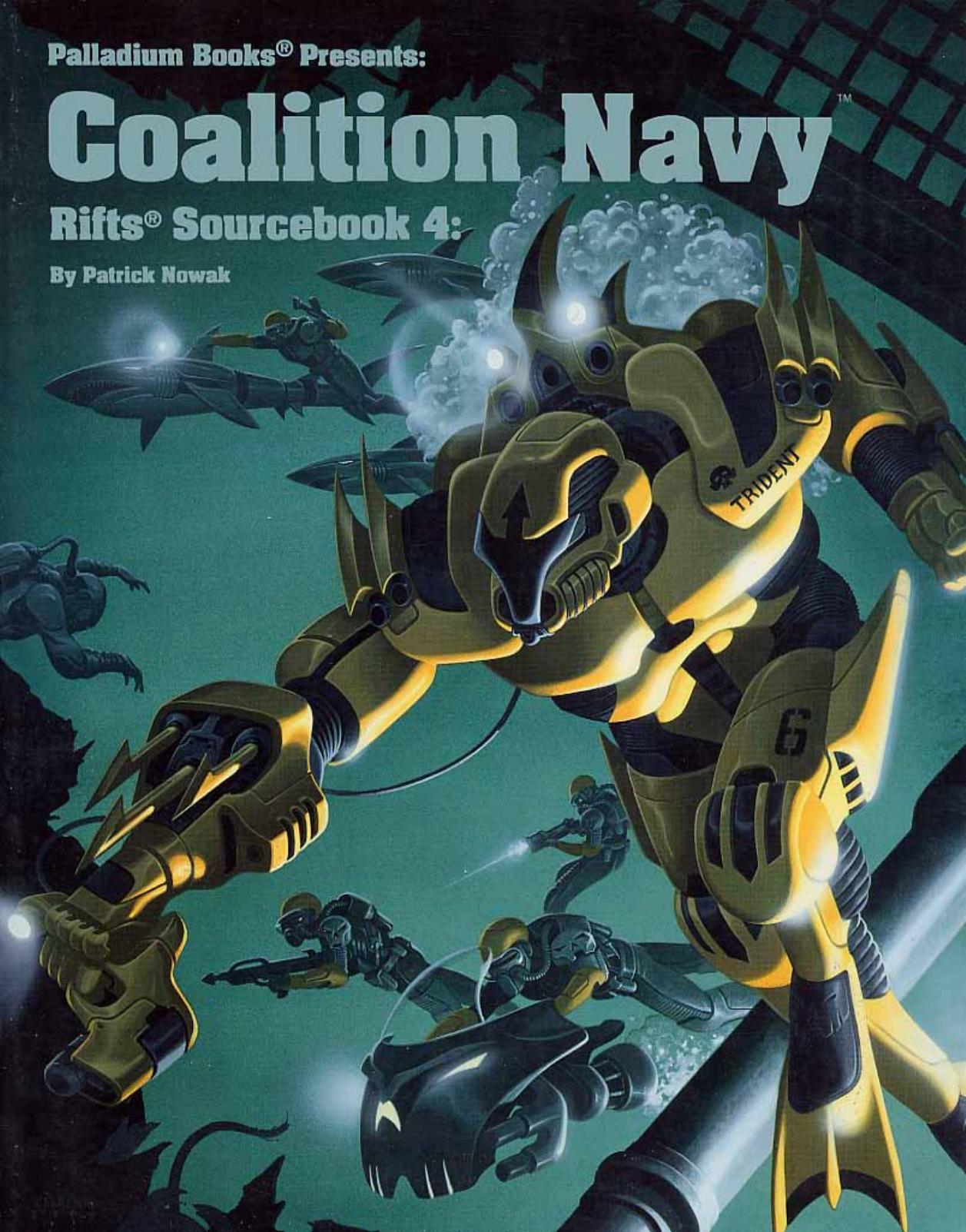 Rifts Sourcebook 04 Coalition Navy by Unknown