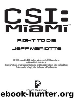 Right to Die by Jeff Mariotte