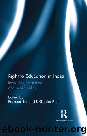 Right to Education in India by Jha Praveen;Rani P. Geetha; & P. Geetha Rani