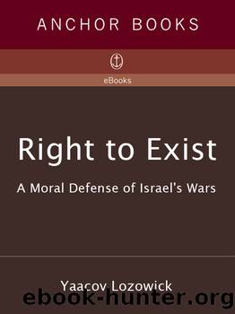 Right to Exist by Yaacov Lozowick
