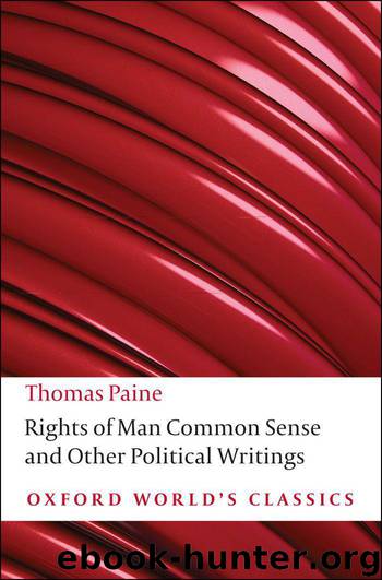 Rights of Man, Common Sense, and Other Political Writings (Oxford World's Classics) by Paine Thomas & Mark Philp