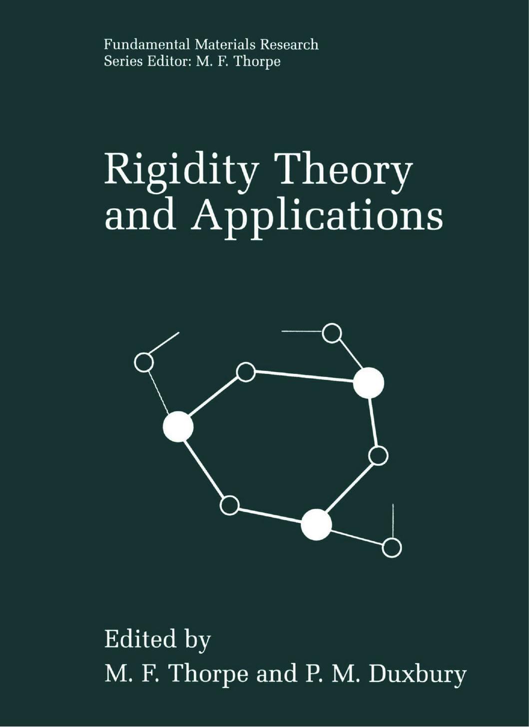 Rigidity Theory and Applications (2002) by Unknown