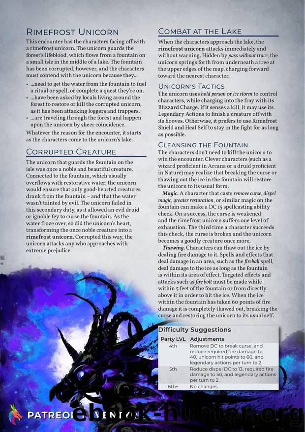 Rimefrost Unicorn Encounter (Hero) by Unknown