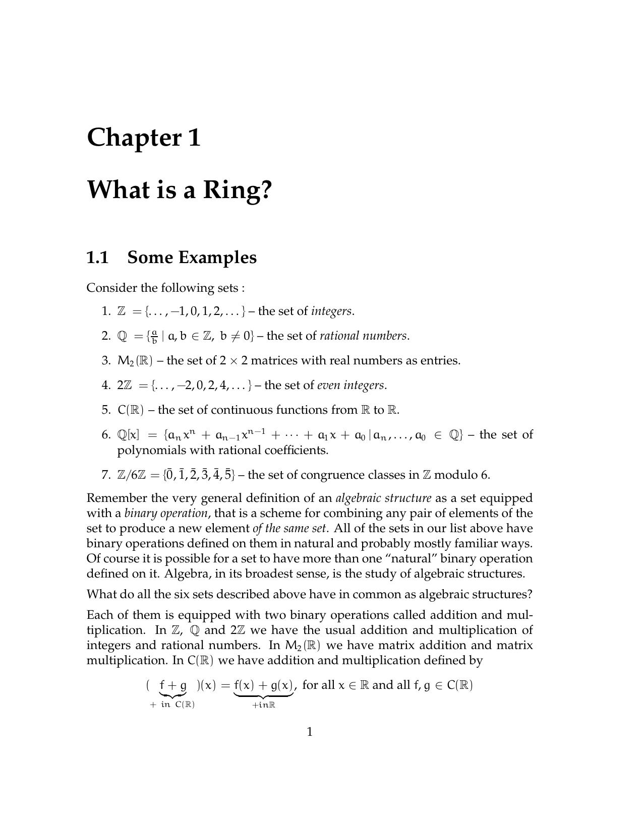 Ring Theory [Lecture notes] by Rachel Quinlan