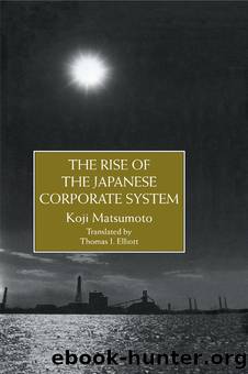 Rise Of The Japanese Corporate S by Matsumoto