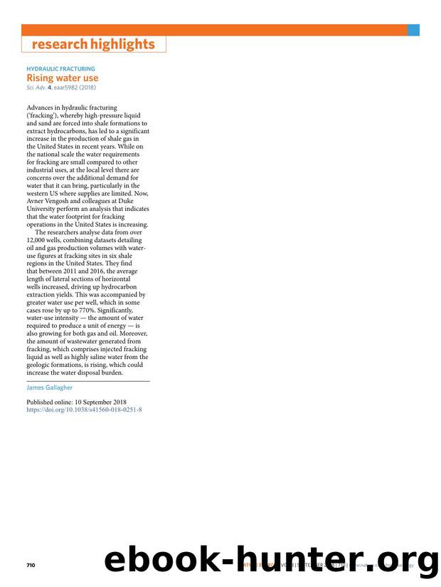 Rising water use by James Gallagher