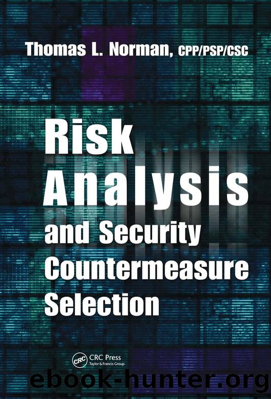 Risk Analysis and Security Countermeasure Selection by Norman Thomas L