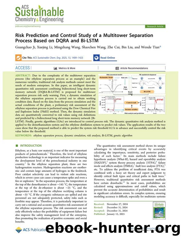 Risk Prediction and Control Study of a Multitower Separation Process Based on DQRA and Bi-LSTM by Guangchao Ji Xuejing Li Mingzhang Wang Shaochen Wang Zhe Cui Bin Liu and Wende Tian