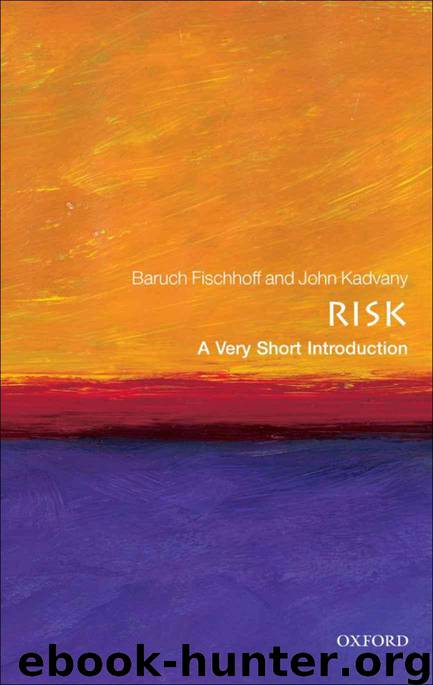 Risk: A Very Short Introduction (Very Short Introductions) by Fischhoff Baruch & Kadvany John
