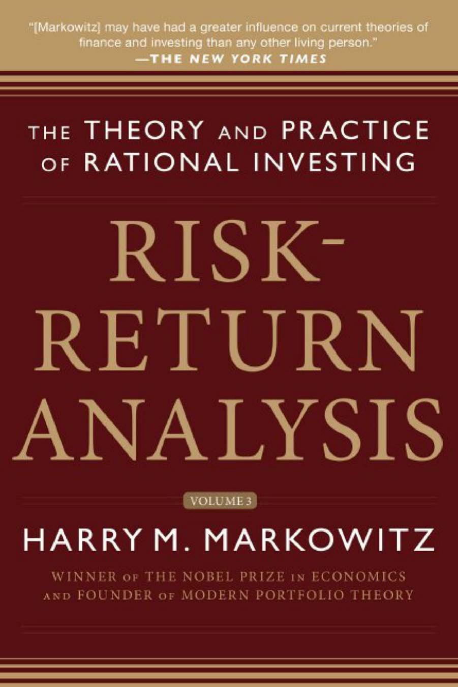 Risk-Return Analysis Volume 3 by Unknown