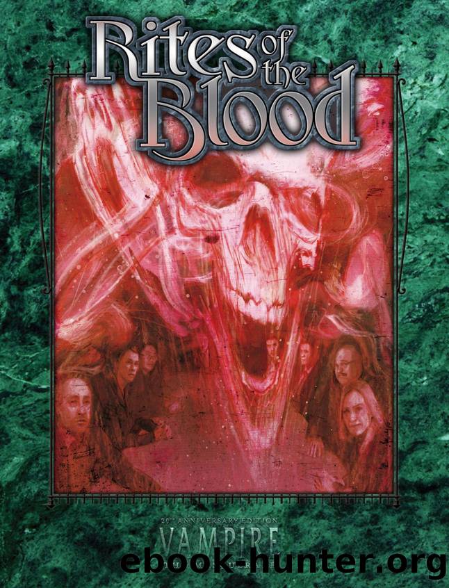 Rites of the Blood (20th edition) by Unknown