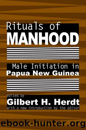 Rituals of Manhood by Gilbert H. Herdt