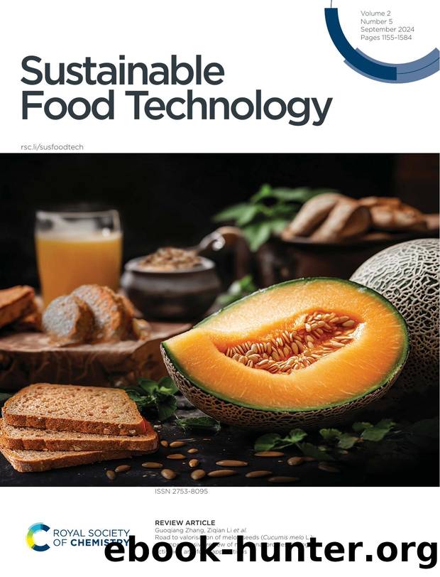 Road to valorisation of melon seeds (Cucumis melo L.): a comprehensive review of nutritional profiles, biological activities, and food applications by Guoqiang Zhang & Ziqian Li & Litai Liu & Qisen Xiang