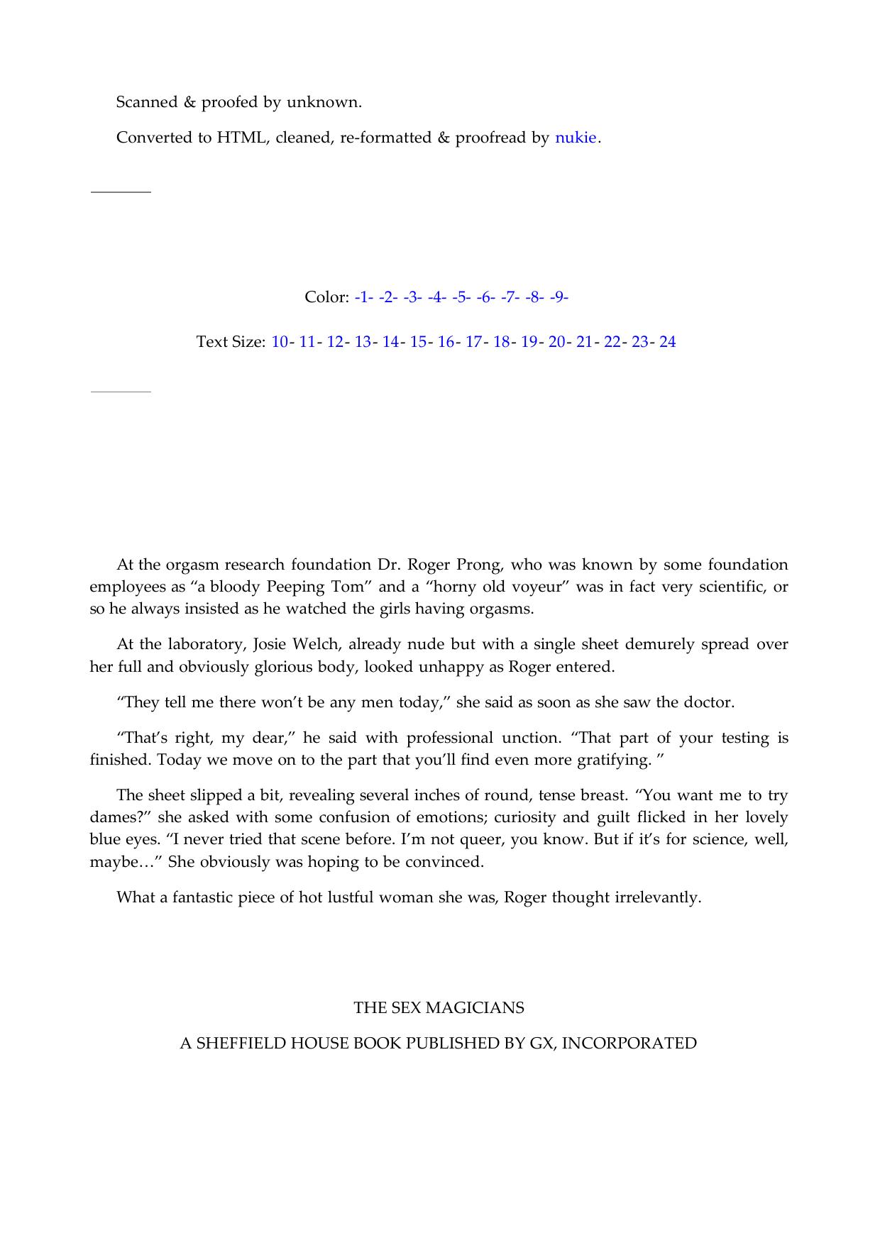 Robert Anton Wilson The Sex Magicians by Unknown