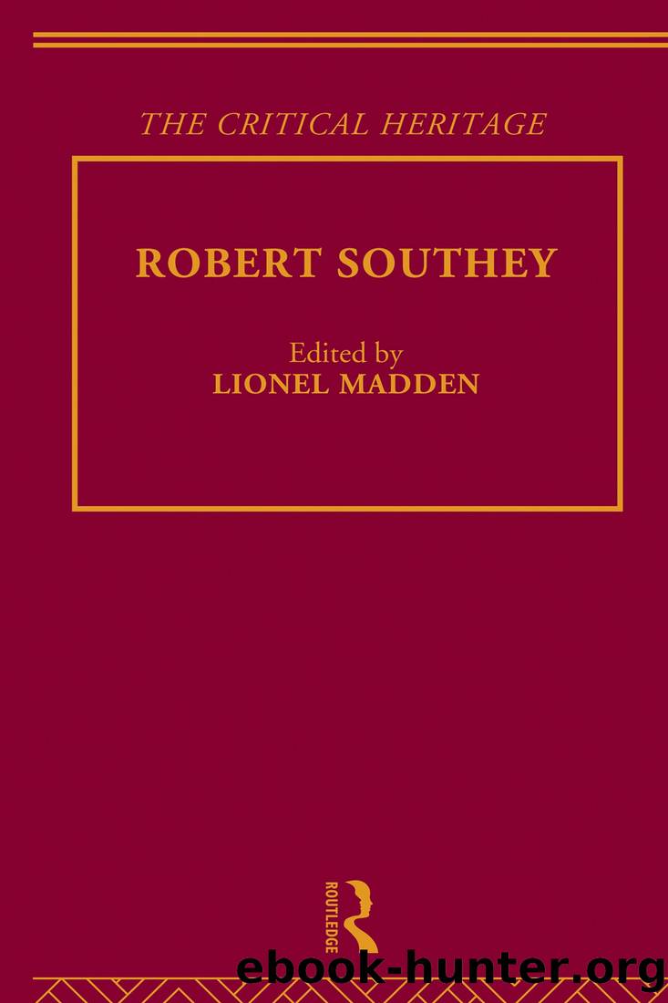 Robert Southey by Lionel Madden