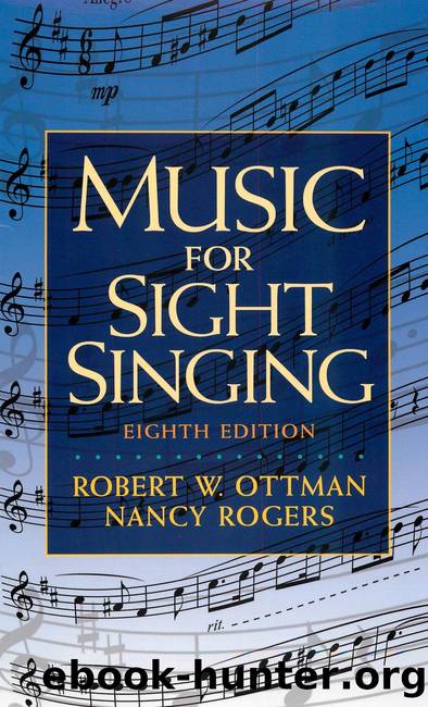 Robert W. Ottman, Nancy Rogers Music for Sight Singing by Unknown