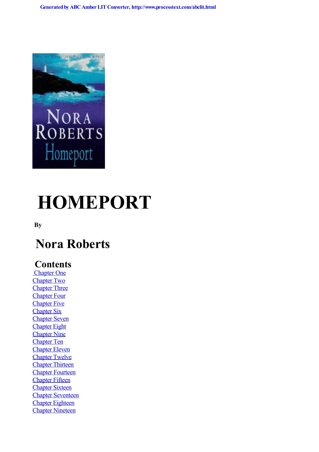 Roberts, Nora by Homeport